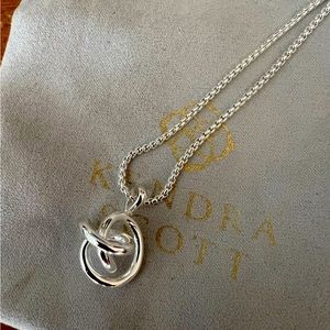 Kendra Scott Presleigh necklace, silver